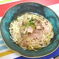 アロハロコモコ's cooksnap of when they made 塩ネギ豚バラうどん.