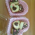 くるmilk's cooksnap of when they made クリスマスにも☆チョコサンドクッキー.