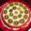 goma3201's cooksnap of when they made ☆キウイとミントのベイクドチーズケーキ☆.