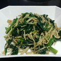 ズボラさっちん's cooksnap of when they made ほうれん草とエノキの簡単おひたし.