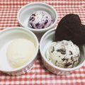 もえぴー☆'s cooksnap of when they made 材料3つ♡バニラアイスからオレオアイス♪.