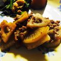 shomii☆'s cooksnap of when they made 味付け1つ♡蓮根&大根の挽き肉あんかけ.