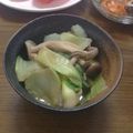 tomocorn's cooksnap of when they made 簡単！辛旨♪チンゲン菜としめじのお浸し☆.
