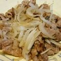 しんにし's cooksnap of when they made 新たまねぎと豚こまの生姜焼き.