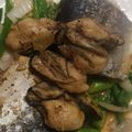 hamanny's cooksnap of when they made ブリと牡蠣のガーリックバター焼き.