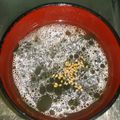 里見残党's cooksnap of when they made もやしとわかめの中華スープ.