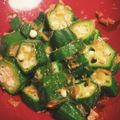 ＊Kie＊'s cooksnap of when they made オクラかつお.