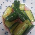 hime0918's cooksnap of when they made 胡瓜の梅肉和え☆.