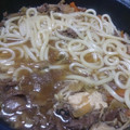 ｽｶｲﾌｨｯｼｭ☆'s cooksnap of when they made すき焼き風うどん.