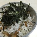 chi16's cooksnap of when they made しらす納豆ごはん.