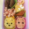 あーにぃちゃん's cooksnap of when they made ツムツム☆プーさんとピグレットのキャラ弁.