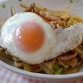 NAGANO久留米's cooksnap of when they made ソース焼きうどん.