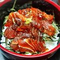 ちっぽいぽい's cooksnap of when they made 安い鮪で♪ 極上マグロの漬け丼.