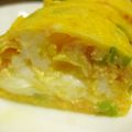 由芽15's cooksnap of when they made お弁当に！鮭フレーク入り卵焼き.