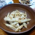 B子chan's cooksnap of when they made レンジで♪ゴボウの梅おかか和え.