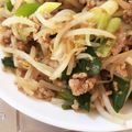 うさぎ＊。°'s cooksnap of when they made べーコンもやしのピリ辛食べラー塩炒め.