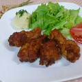 かおpon's cooksnap of when they made お家で簡単♪手羽元のから揚げ！.