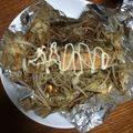 おくとぱすがーでん's cooksnap of when they made しゃけホイル焼き簡単.