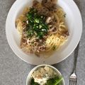 ヒミツのあっちゃん's cooksnap of when they made 娘大好き❤蓮根と梅干しのバター醤油パスタ.