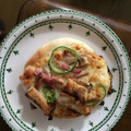 PANとCUU's cooksnap of when they made 魚焼きグリルで☆簡単ふわふわ２種のピザ♪.