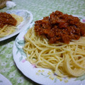 いずぅとゆーま's cooksnap of when they made 我が家の☆簡単☆ミートスパゲティ.