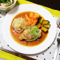 銀たら煮's cooksnap of when they made 柔らか蒸し鶏のハニーマスタードソース☆*.
