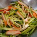 かたとり　みゆ's cooksnap of when they made お助けもう一品キュウリとちくわの和え物.