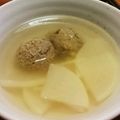 あーｍｂ's cooksnap of when they made きのこと いわしつみれの お吸い物.＊.