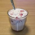☆ありか358☆'s cooksnap of when they made 本物の苺でつくる！いちご牛乳.