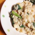 あんころ餅nknk's cooksnap of when they made 春限定♪牛乳で菜の花とベーコンのリゾット.
