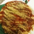 たちぃえり's cooksnap of when they made ノンオイル★おからのお好み焼き.