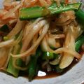 いそやん☆'s cooksnap of when they made 新玉ねぎと　アスパラの　わさび醤油サラダ.