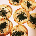 ○ありす○'s cooksnap of when they made お手軽おやつ！餃子の皮で和風モチピザ♪.