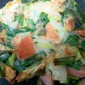 クックH3OOG3☆'s cooksnap of when they made ニラと桜エビのチヂミ.