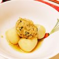 璃恵＊'s cooksnap of when they made 里芋と大葉入り鶏団子の煮物.