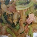 hime0918's cooksnap of when they made 小松菜とベーコンのバター炒め.