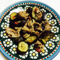 真里衣's cooksnap of when they made 簡単☆豚肉とナスとキノコを梅でさっぱり♪.
