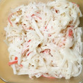 ☆ハニックマ☆'s cooksnap of when they made 大根&カニかまのおかかマヨ和え.