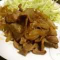 ラビオレンジ's cooksnap of when they made 豚の生姜焼き☆黄金タレ.