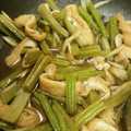 chiriri10's cooksnap of when they made 葉牛蒡とミニがんもどきの煮物.