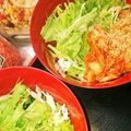 にゃんたりん's cooksnap of when they made 鶏のささみとキムチ納豆サラダ.