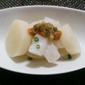 クックRYTDC4☆'s cooksnap of when they made 冷凍大根で時短☆ふろふき大根とこんにゃく.