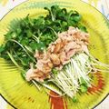 Cookじゃす's cooksnap of when they made おつまみ無い？パパッとカイワレツナ缶.