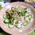 ＴＯＭＯＷＡＴ's cooksnap of when they made しめ鯖☆わさびポン酢と薬味で食べてみて♪.