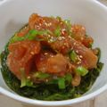 おんかめ's cooksnap of when they made 簡単！マグロユッケ丼.