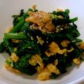 りんごパイサンデー's cooksnap of when they made 菜の花と炒り卵の和え物.