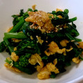 りんごパイサンデー's cooksnap of when they made 菜の花と炒り卵の和え物.