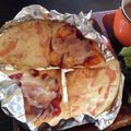 りんりんはなな's cooksnap of when they made トルティーヤで簡単薄焼きピザ.