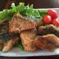 ☆☆宝石ビビンバ☆☆'s cooksnap of when they made 外カリッ中ふんわり 鯖の竜田揚げ.