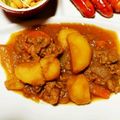 狐ト白ノ曼珠沙華＊'s cooksnap of when they made おひとり様～煮ない！粉ふき肉じゃが.